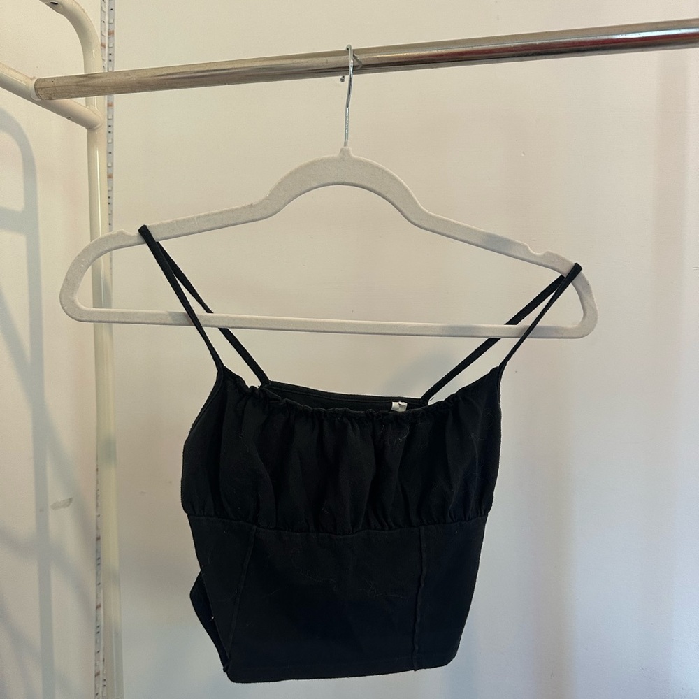 Me to We Black Tank Top